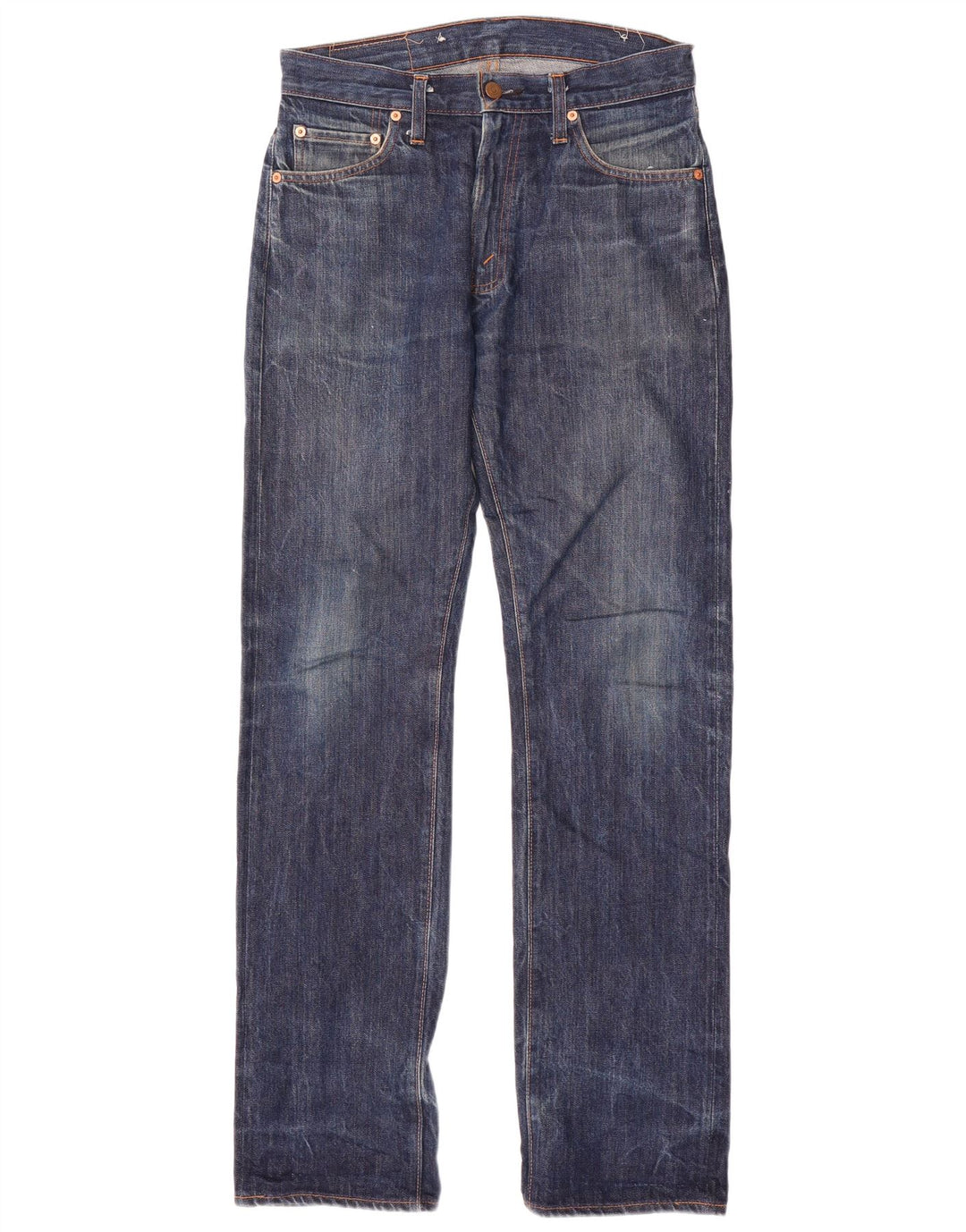 Blugi 505 drepti pentru bărbați Levi's W30 L32 Bumbac bleumarin