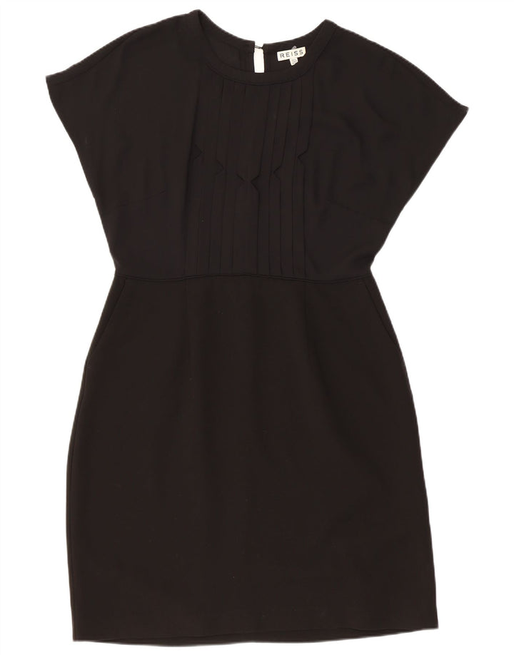 Rochie A-Line Reiss pentru femei UK 14 Poliester negru mare