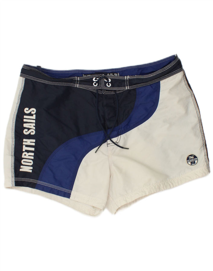 Pantaloni scurți de înot grafic North Sails pentru bărbați, medii, multicolori