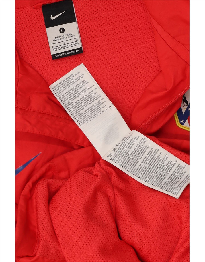 Jachetă de trening pentru băieți Nike 12-13 ani, mare, roșu, poliester color bloc