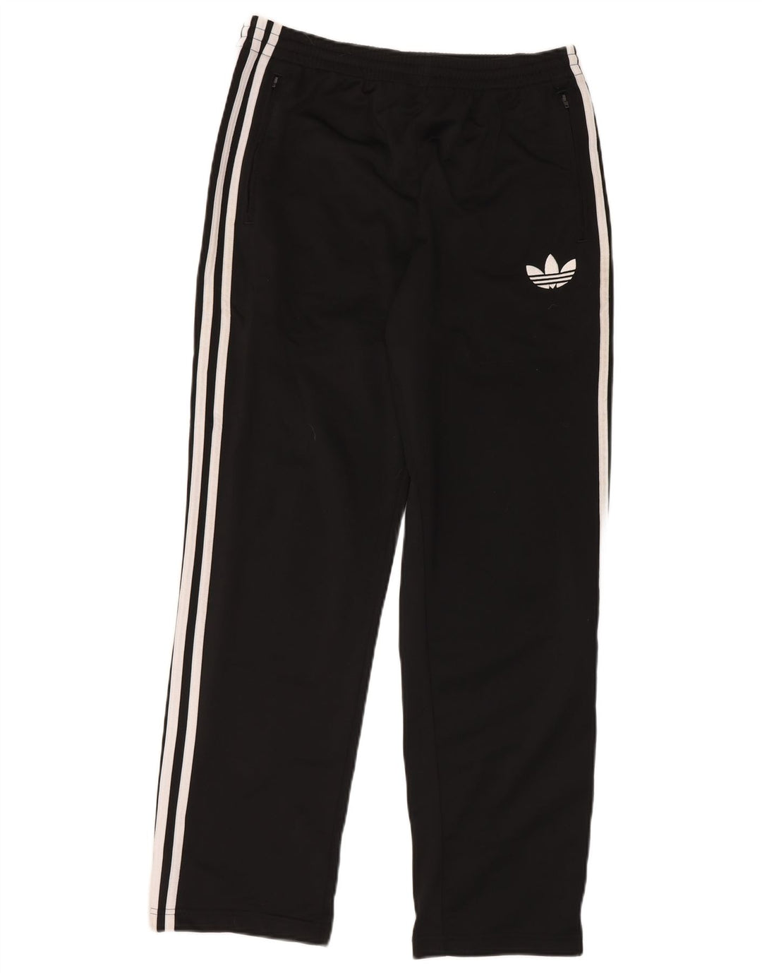 Pantaloni de trening Adidas pentru bărbați, poliester mediu negru