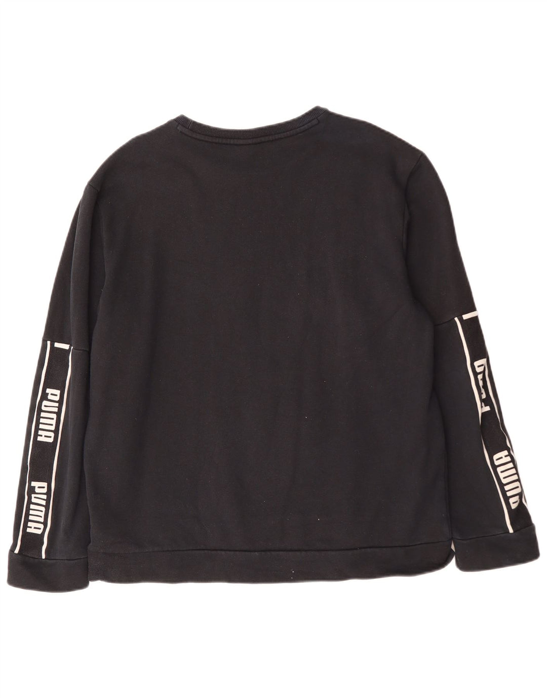 Pulover grafic pentru bărbați Puma, bumbac mare, negru