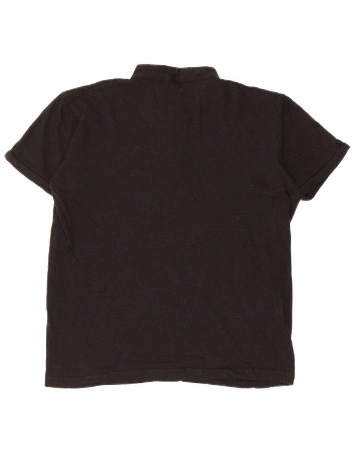 Trussardi Tricou Polo pentru Femei UK 14 Medium Negru
