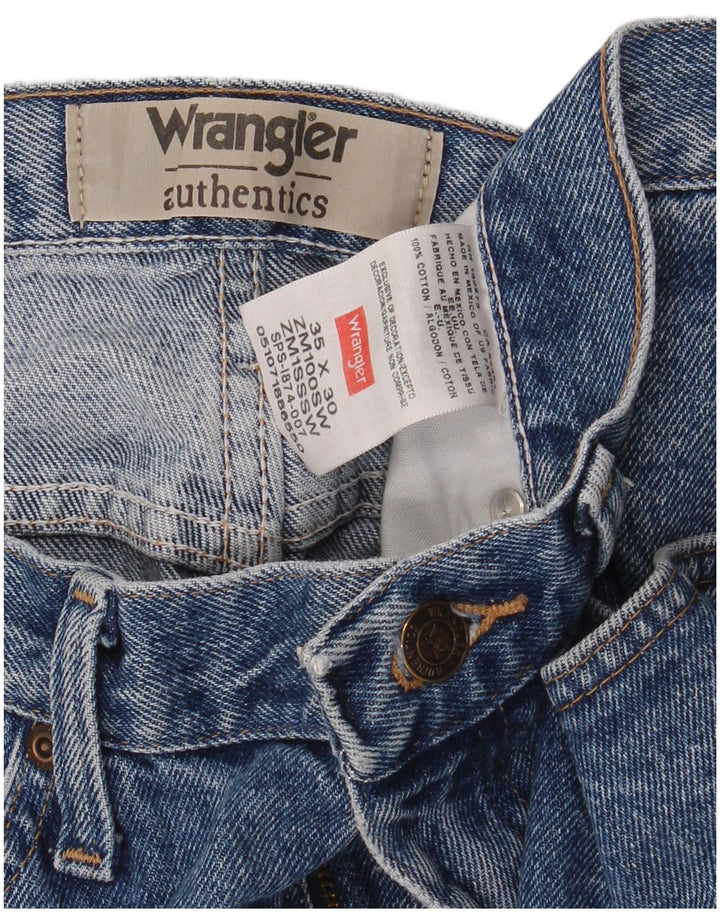 Blugi drepti pentru bărbați Wrangler W35 L30 Bumbac albastru