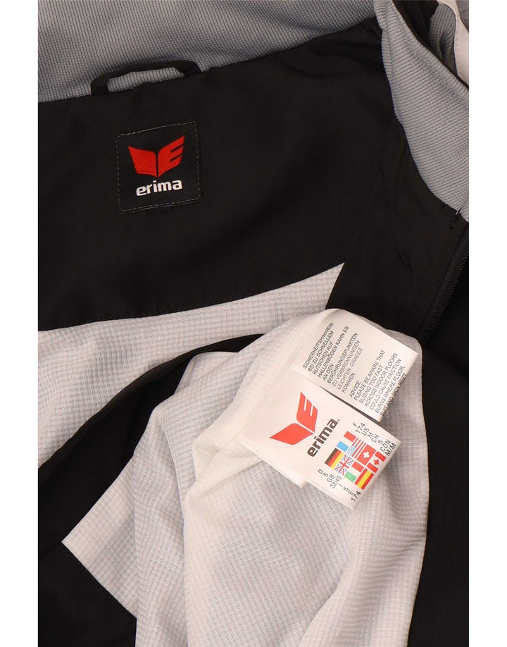 Jachetă de trening pentru bărbați Erima UK 38/40 Poliester color bloc negru mediu