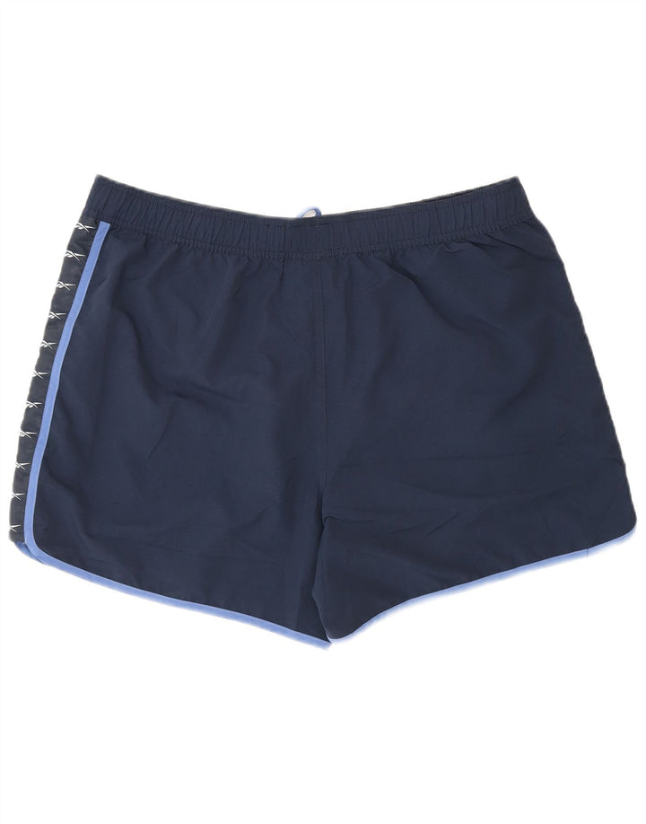 Pantaloni scurți de înot grafic Reebok pentru femei UK 16, mari, poliester, albastru