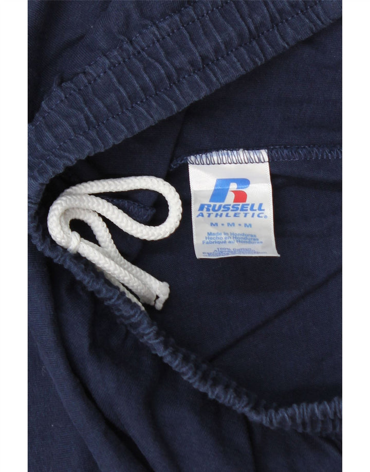 Pantaloni scurți sport pentru bărbați RUSSELL ATHLETIC, bumbac mediu albastru bleumarin