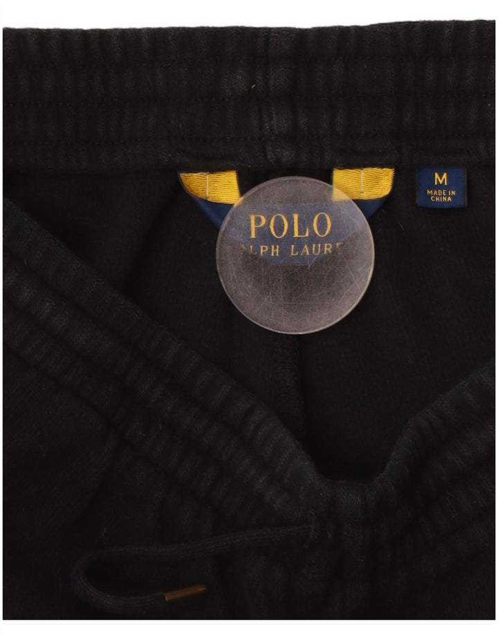POLO RALPH LAUREN Pantaloni de trening pentru bărbați, bumbac mediu negru