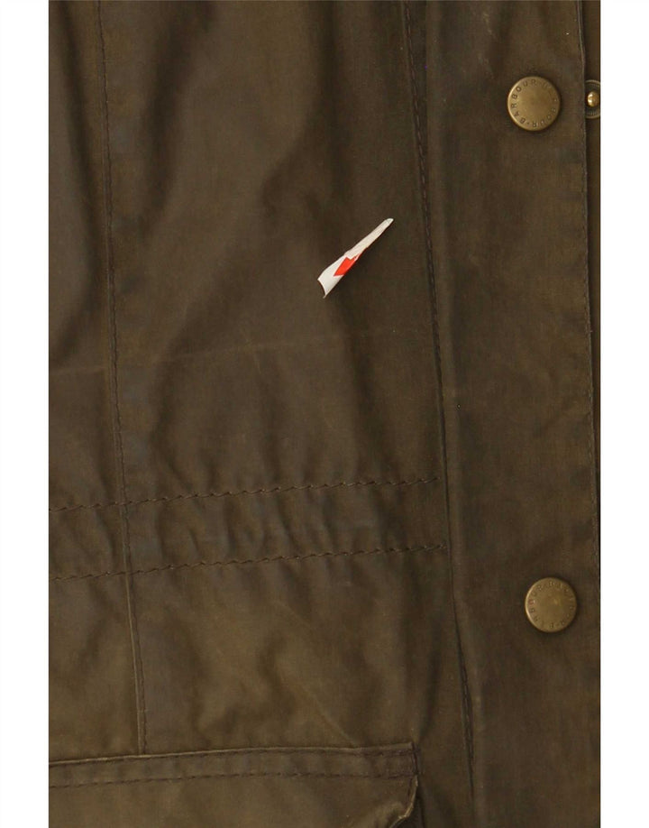 Jachetă pentru femei Barbour din bumbac cerat cu glugă UK 12 Medium Khaki