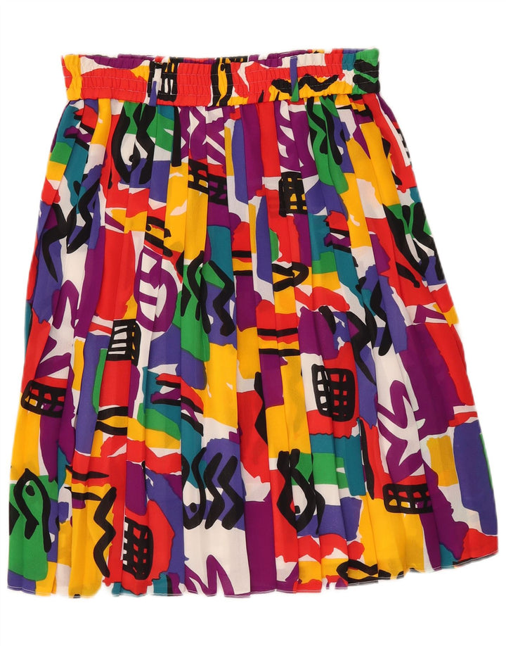 Fustă Plisată Femei Divina EU 40 Medium W34 Multicolor Geometric