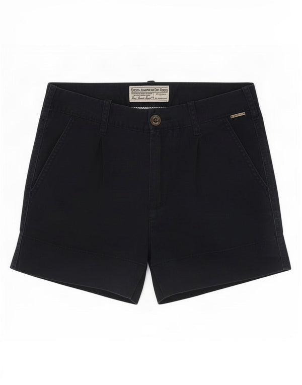 Pantaloni scurți chino pentru femei Diesel W26 Small, bleumarin, bumbac