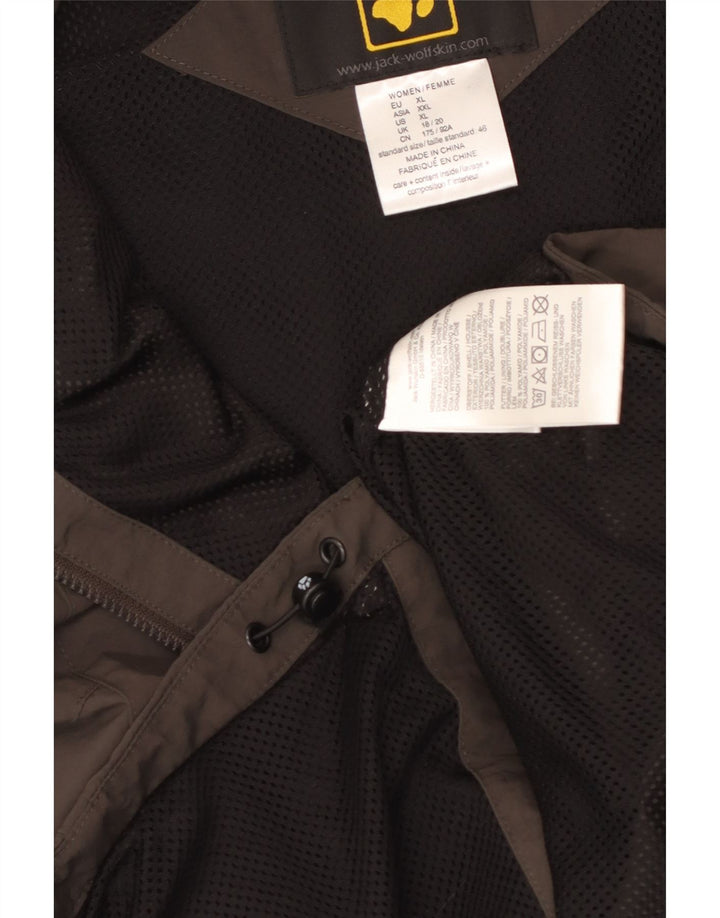 Jachetă de trening fără mâneci pentru femei JACK WOLFSKIN UK 18/20 XL gri