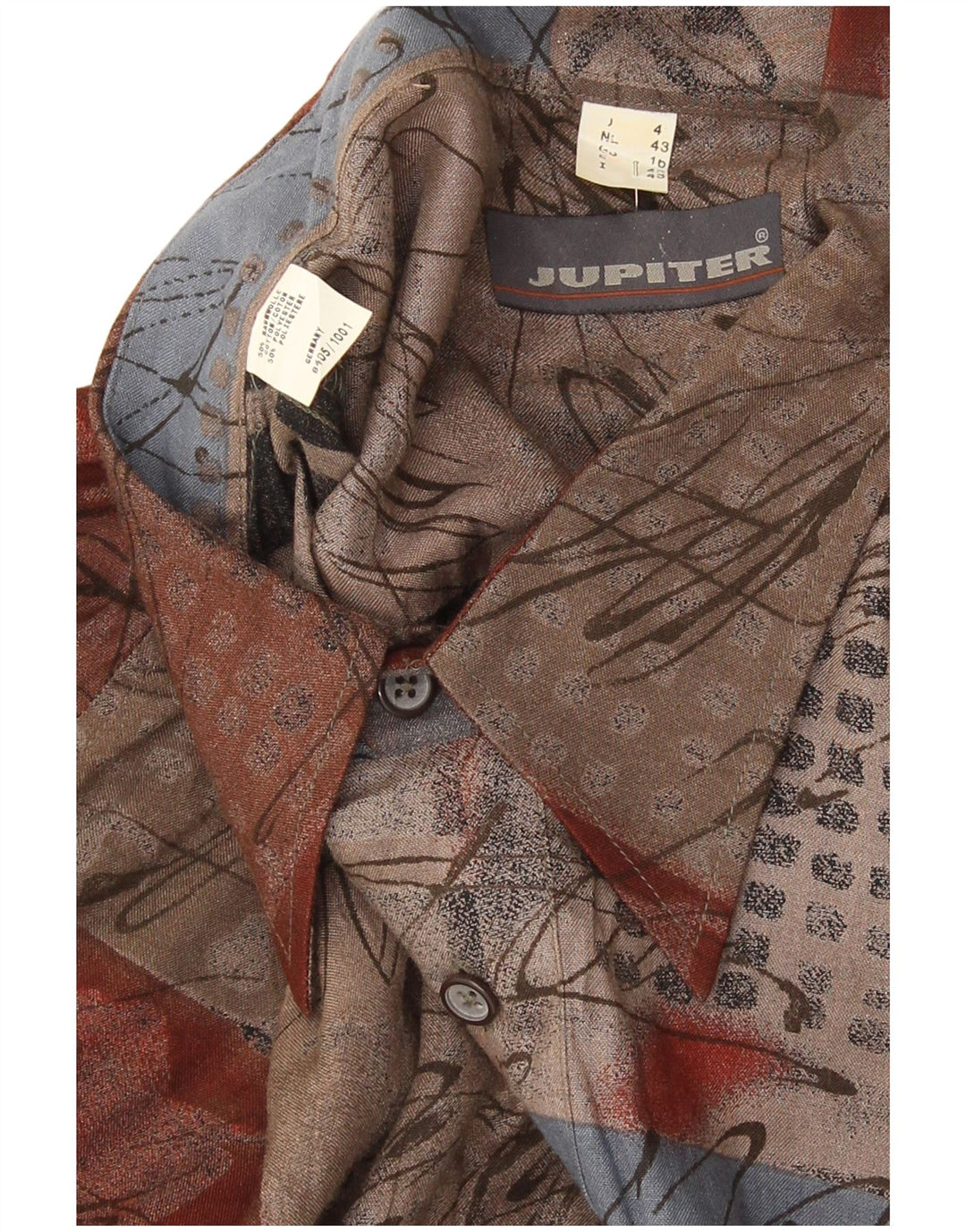Cămașă Pulover Jupiter pentru bărbați Mărimea 43 Bumbac mozaic multicolor mare