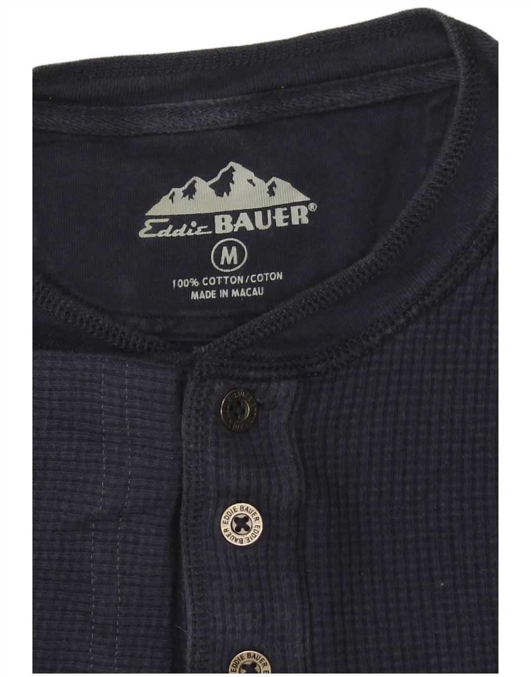 EDDIE BAUER Tricou Bărbați Top Mediu Bleumarin Bumbac