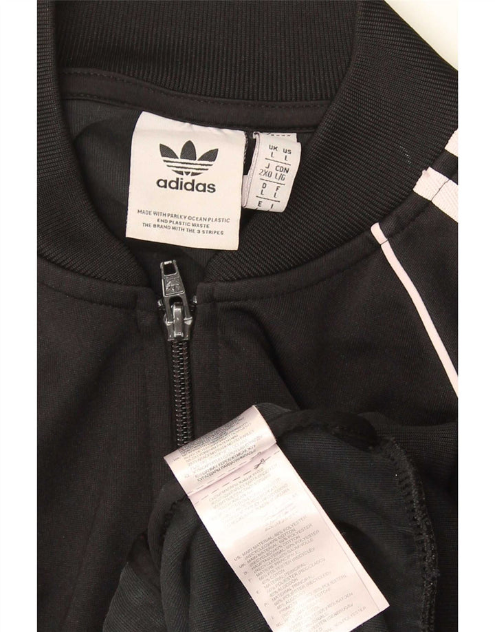 Jachetă de trening pentru bărbați Adidas, mare, negru, poliester