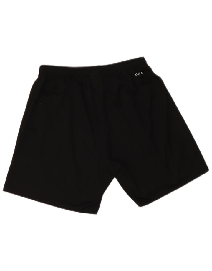 Pantaloni scurți sport pentru bărbați Adidas Climalite, poliester mediu negru