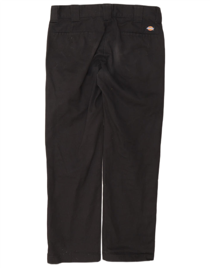 Pantaloni chino slim drepti pentru bărbați Dickies L32 L32 Poliester negru