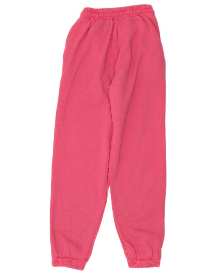 Pantaloni de trening ZARA pentru femei Joggeri UK 8 Poliester roz mic