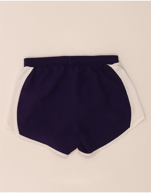 Pantaloni scurți sport Under Armour pentru femei Heat Gear UK 6 XS Purple Colorblock