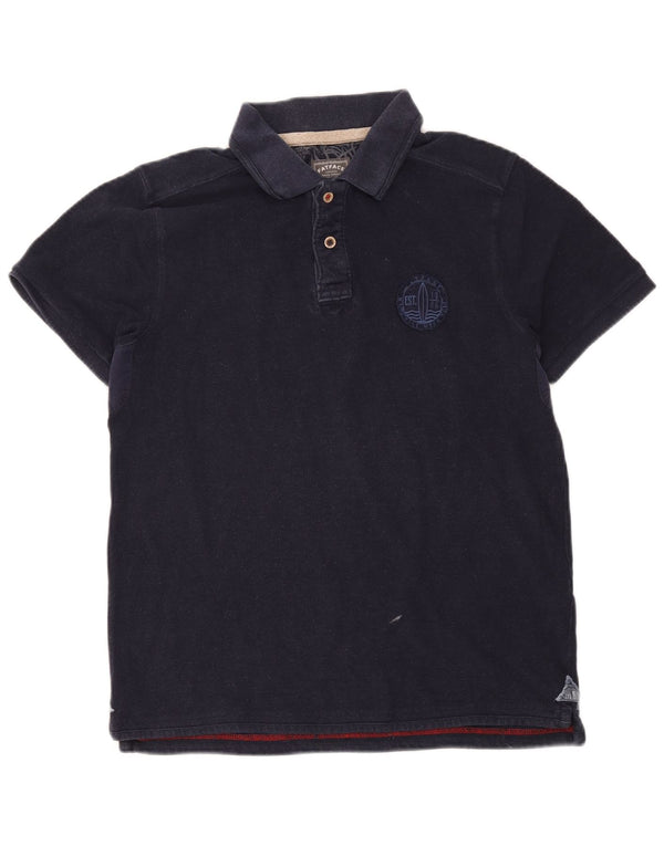 Tricou polo pentru bărbați Fat Face, bumbac mediu albastru bleumarin