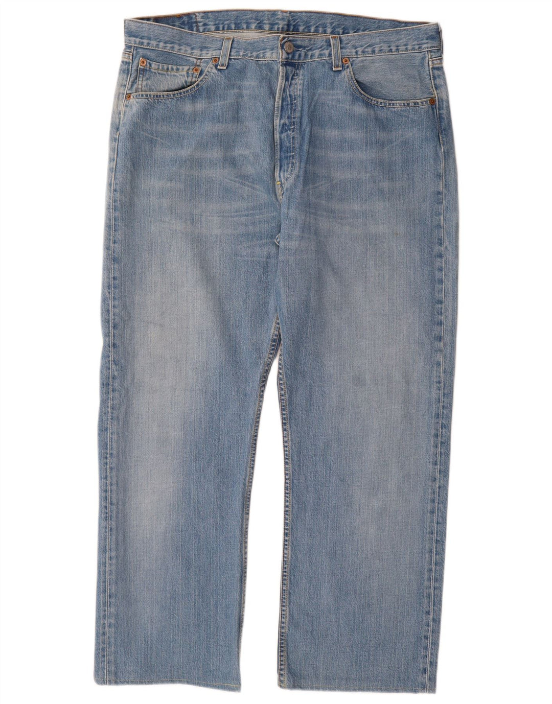 Blugi drepti pentru bărbați Levi's 501 W38 L28 Bumbac albastru