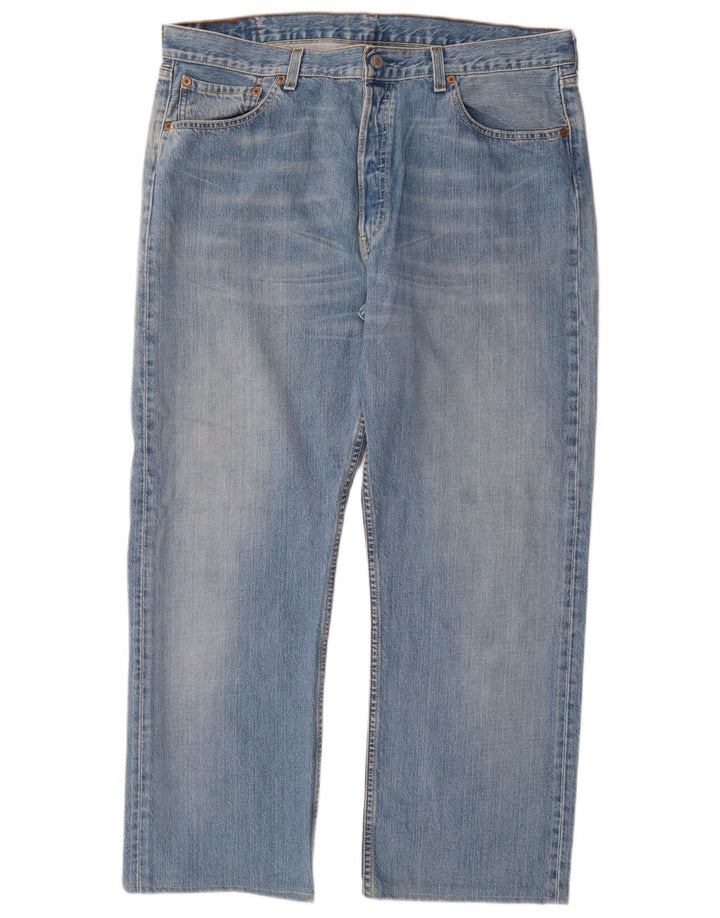 Blugi drepti pentru bărbați Levi's 501 W38 L28 Bumbac albastru