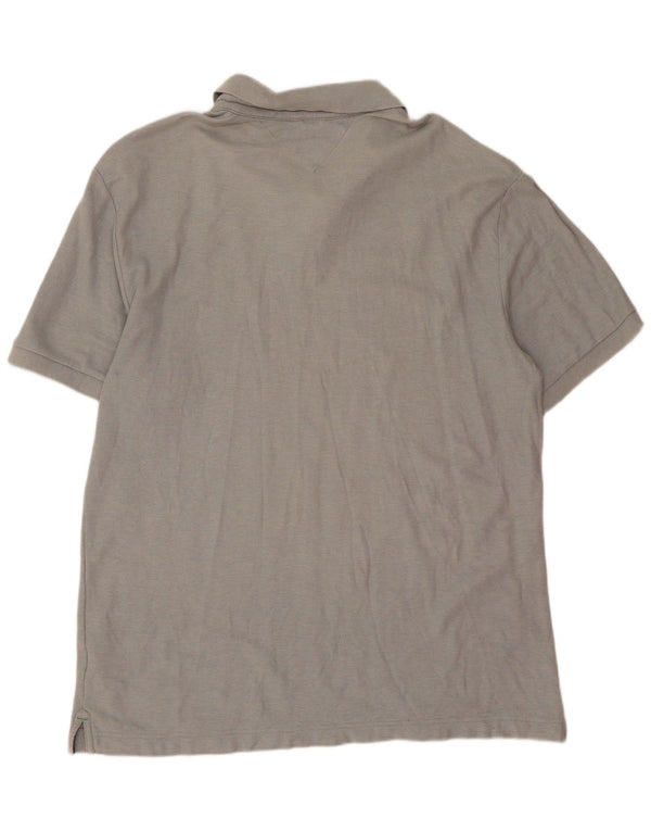 Tricou polo Tommy Hilfiger pentru bărbați, 2XL, gri bumbac