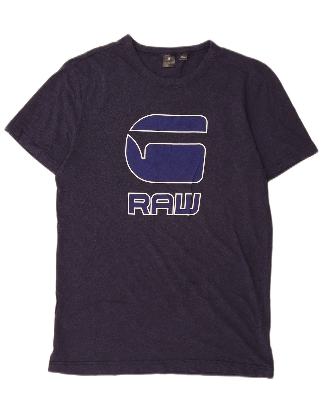 Tricou grafic pentru bărbați G-Star Top mediu din bumbac bleumarin