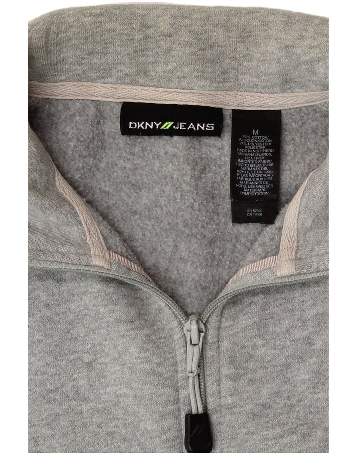 Jachetă de trening grafică pentru bărbați Dkny, bumbac, gri mediu