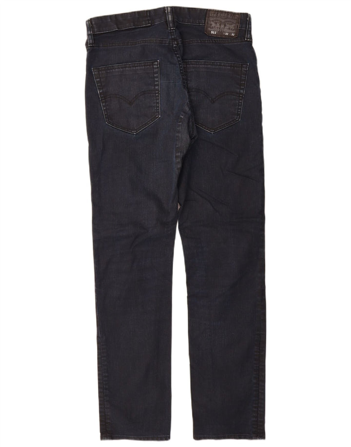Blugi pentru bărbați Levi's 511 Slim W32 L32 Bumbac bleumarin