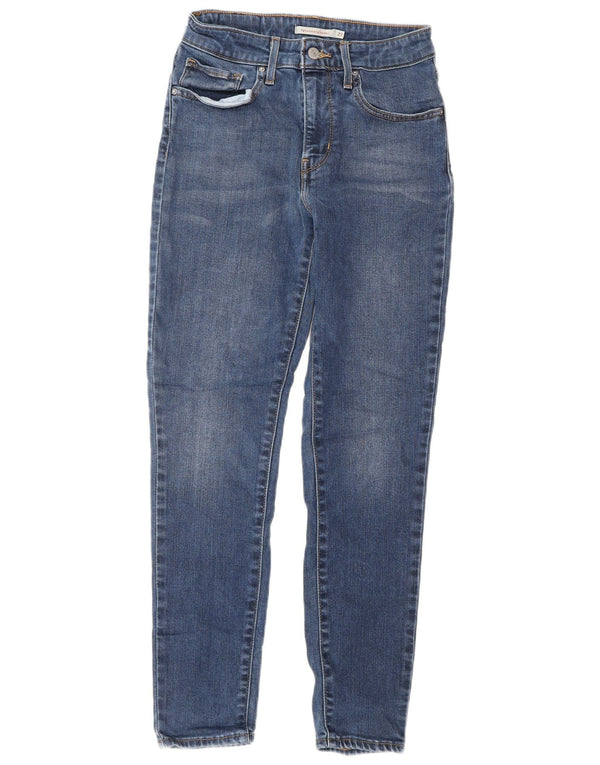 Blugi skinny cu talie mare 721 Levi's pentru femei L27 L30 Lyocell albastru