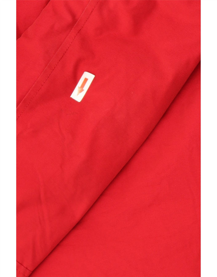 Jachetă căptușită cu glugă Woolrich pentru femei UK 10 Bumbac roșu mic