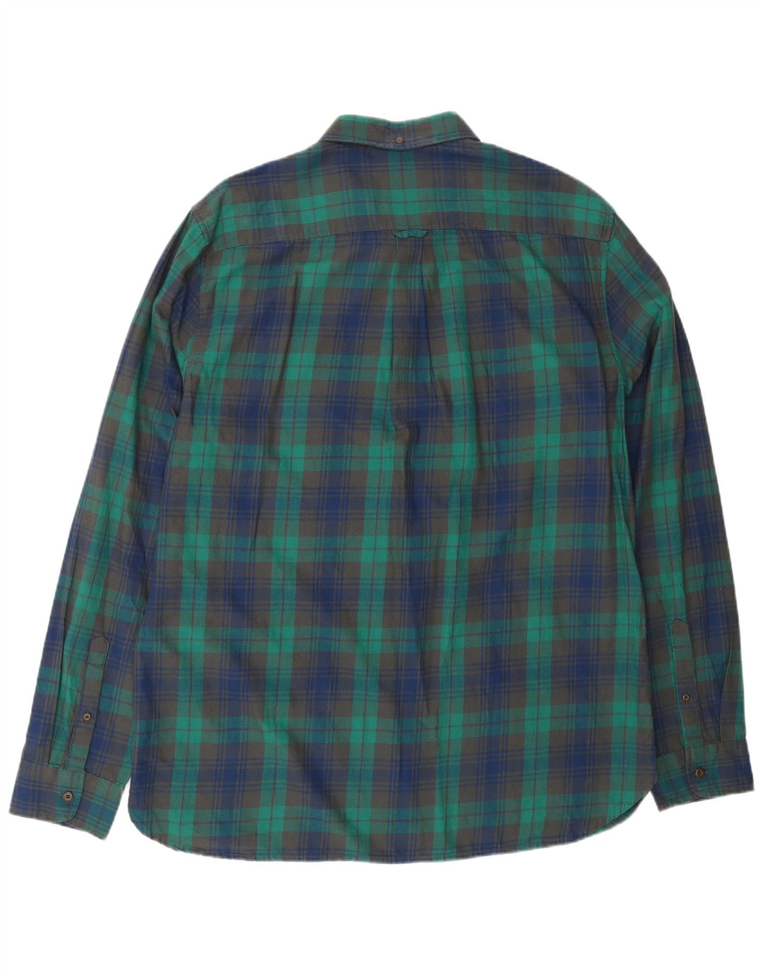 Cămașă de flanel pentru bărbați SUPERDRY 2XL, bumbac verde check
