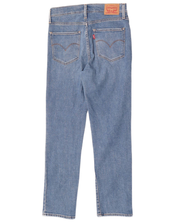 Blugi drepti cu talie înaltă pentru femei Levi's 724 L26 L27, bumbac albastru