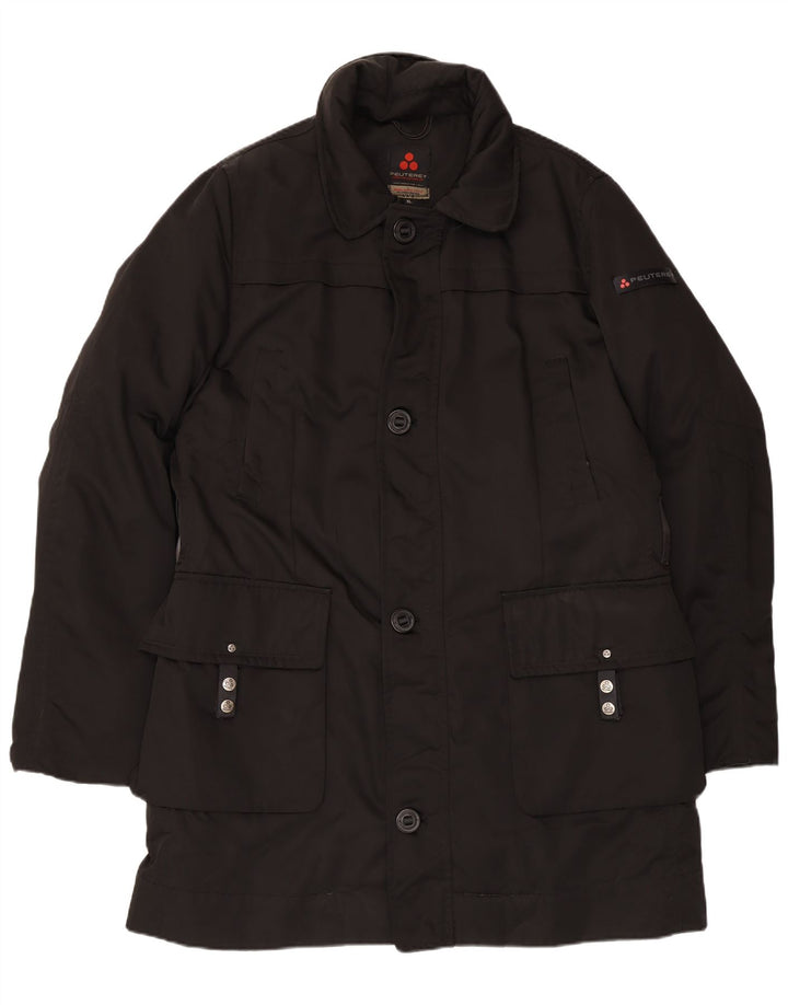 Jachetă de vânt pentru bărbați PEUTEREY UK 42 XL Poliester negru