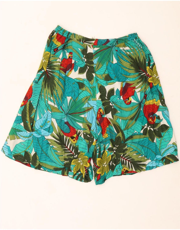 Bermuda hawaiană vintage pentru bărbați, medie W30, multicoloră, florală