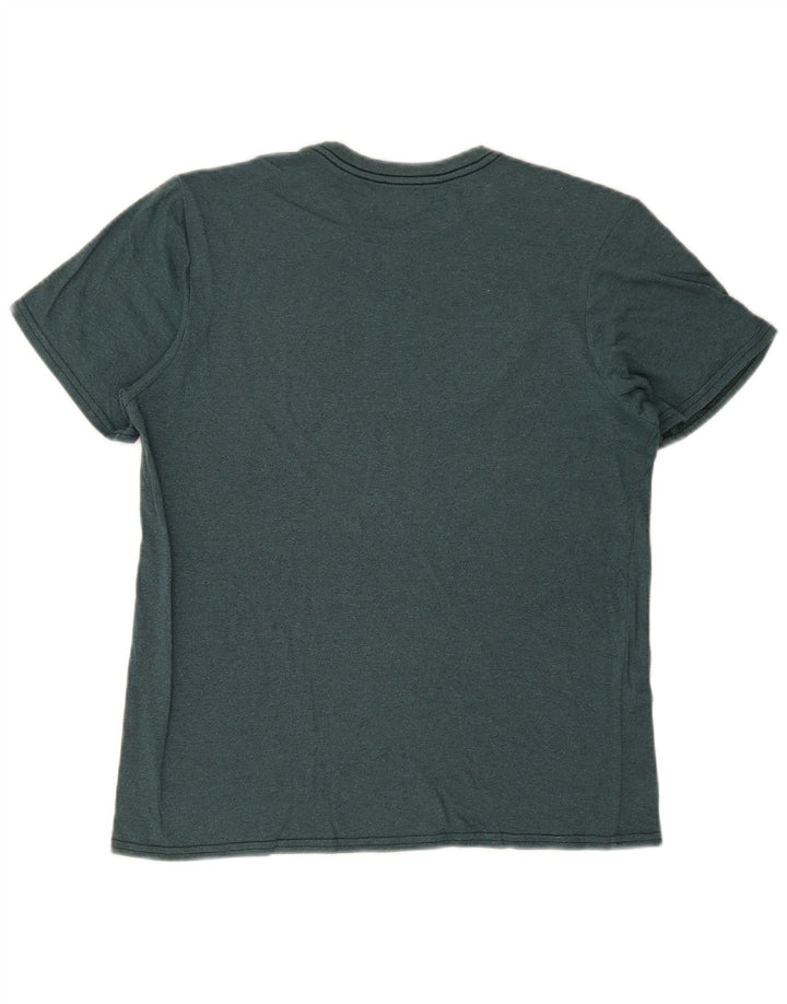 Tricou grafic pentru bărbați Volcom Modern Fit Top din bumbac verde mediu
