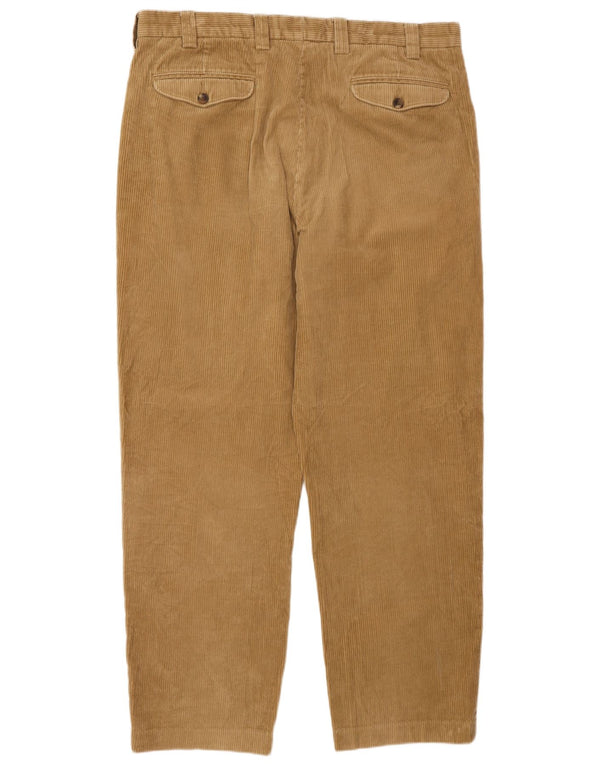 Pantaloni drepti pentru bărbați L.L.Bean din velur L38 L32 bumbac maro