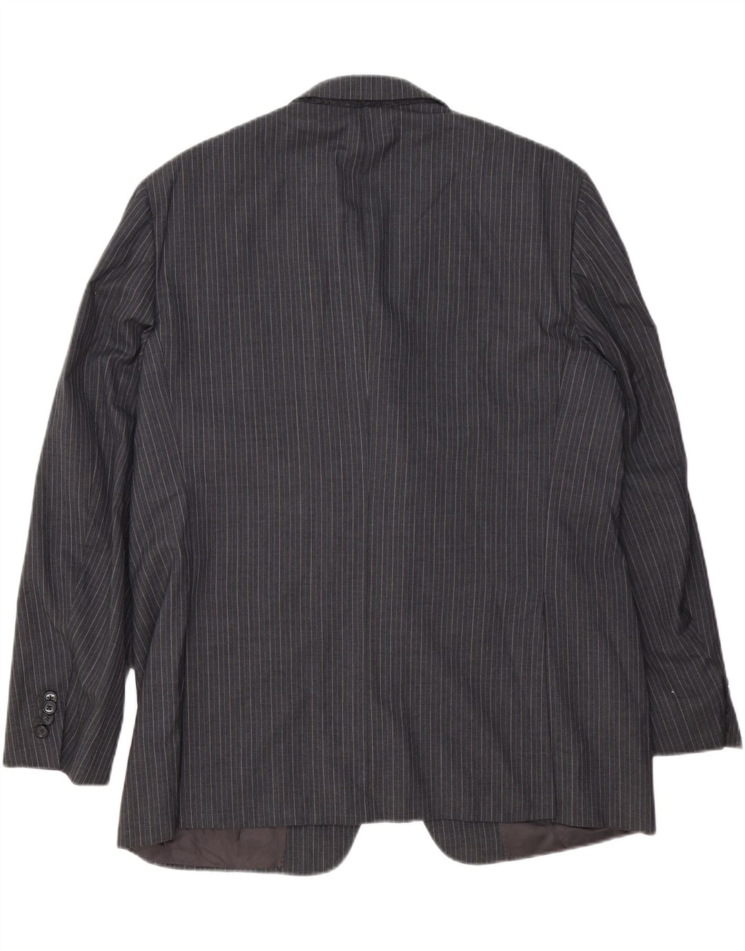 Jachetă pentru bărbați Corneliani cu 3 nasturi IT 54 2XL Lână virgină cu dungi gri