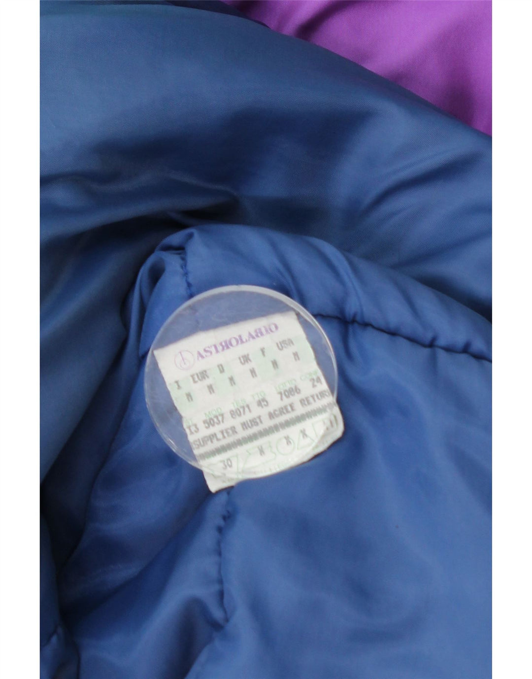 Jachetă de schi cu glugă pentru bărbați Astrolabio UK 38 Medium Bleumarin Colorblock