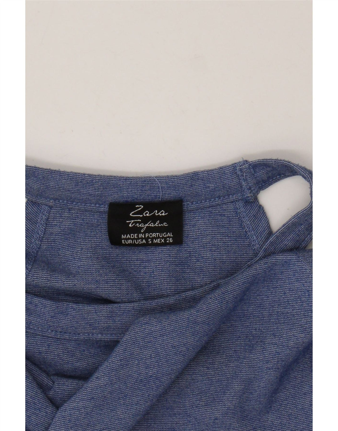 Crop Top pentru femei Zara UK 8 Small Blue