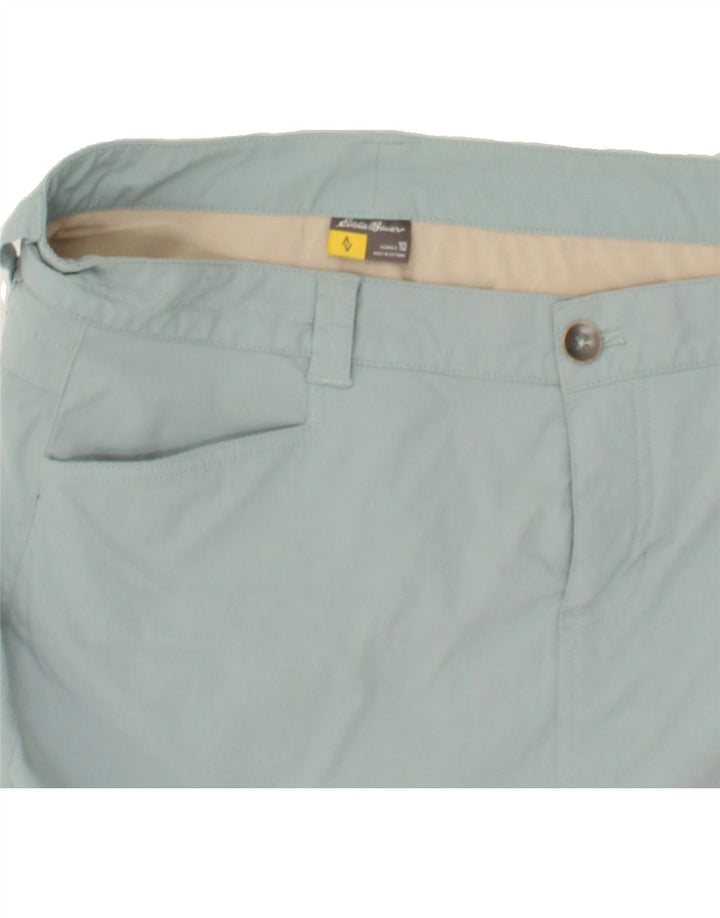 EDDIE BAUER Womens Mini Skirt US 10 Large W34  Blue Nylon Vintage Eddie Bauer and Second-Hand Eddie Bauer from Messina Hembry 