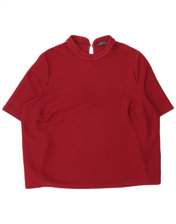 Bluză pentru femei Marks & Spencer, Marea Britanie 20 2XL, Poliester Bordeaux