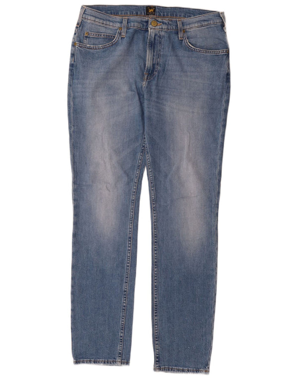 Blugi Lee Rider Slim pentru bărbați W34 L32 Bumbac albastru