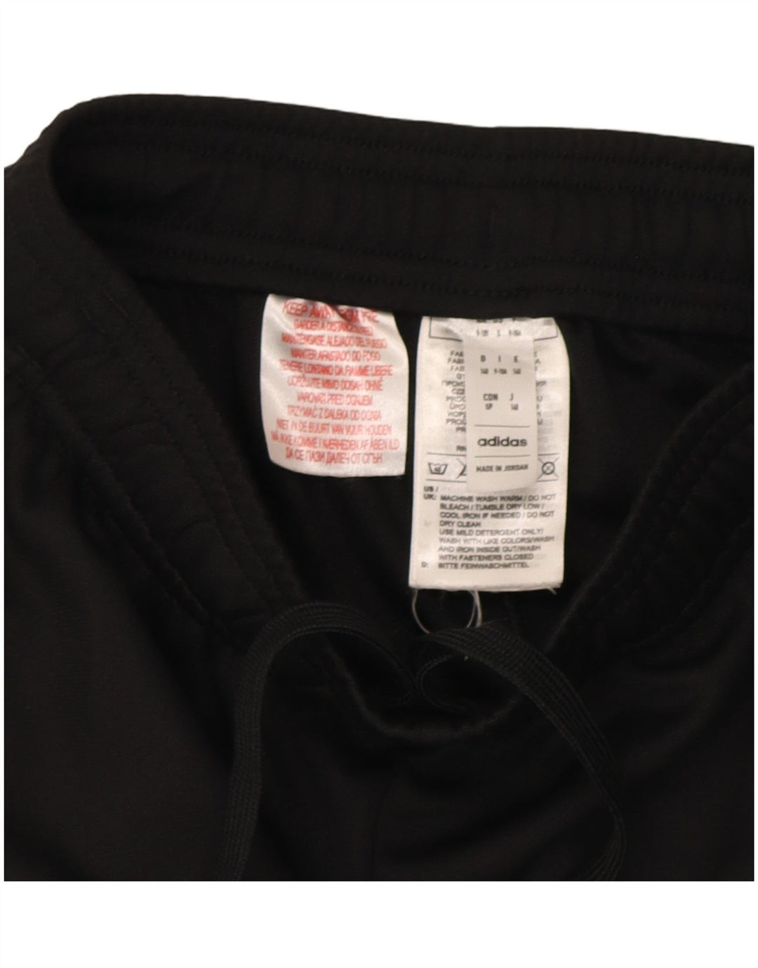Pantaloni de trening Adidas Aeroready pentru baieti 9-10 ani poliester negru