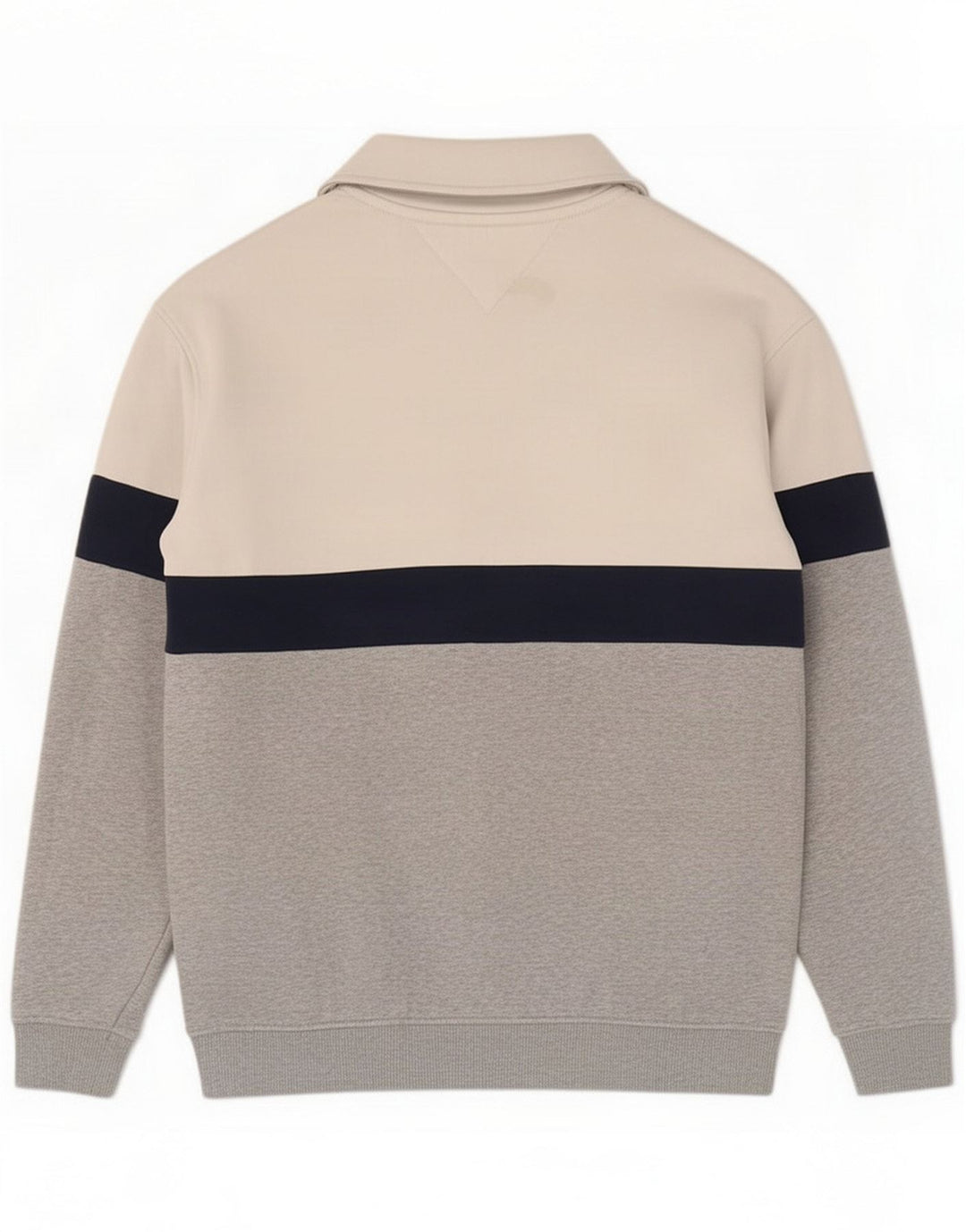 Haorac pentru bărbați Tommy Hilfiger, cu fermoar și gât, Pulover Medium Gri Colorblock