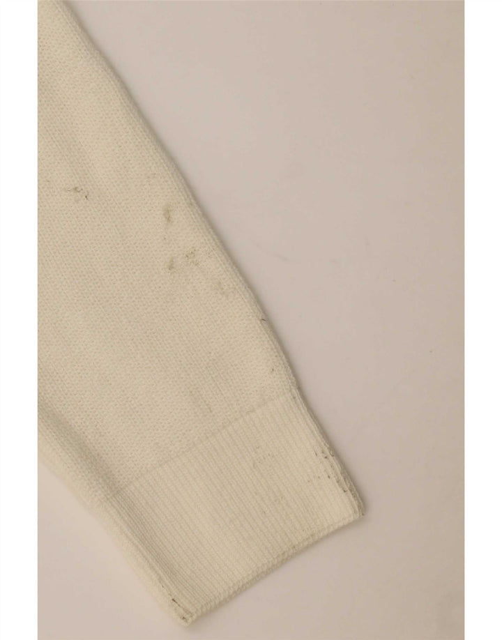 Pulover pentru femei Marks & Spencer cu gâtul cu barca UK 12 Medium White