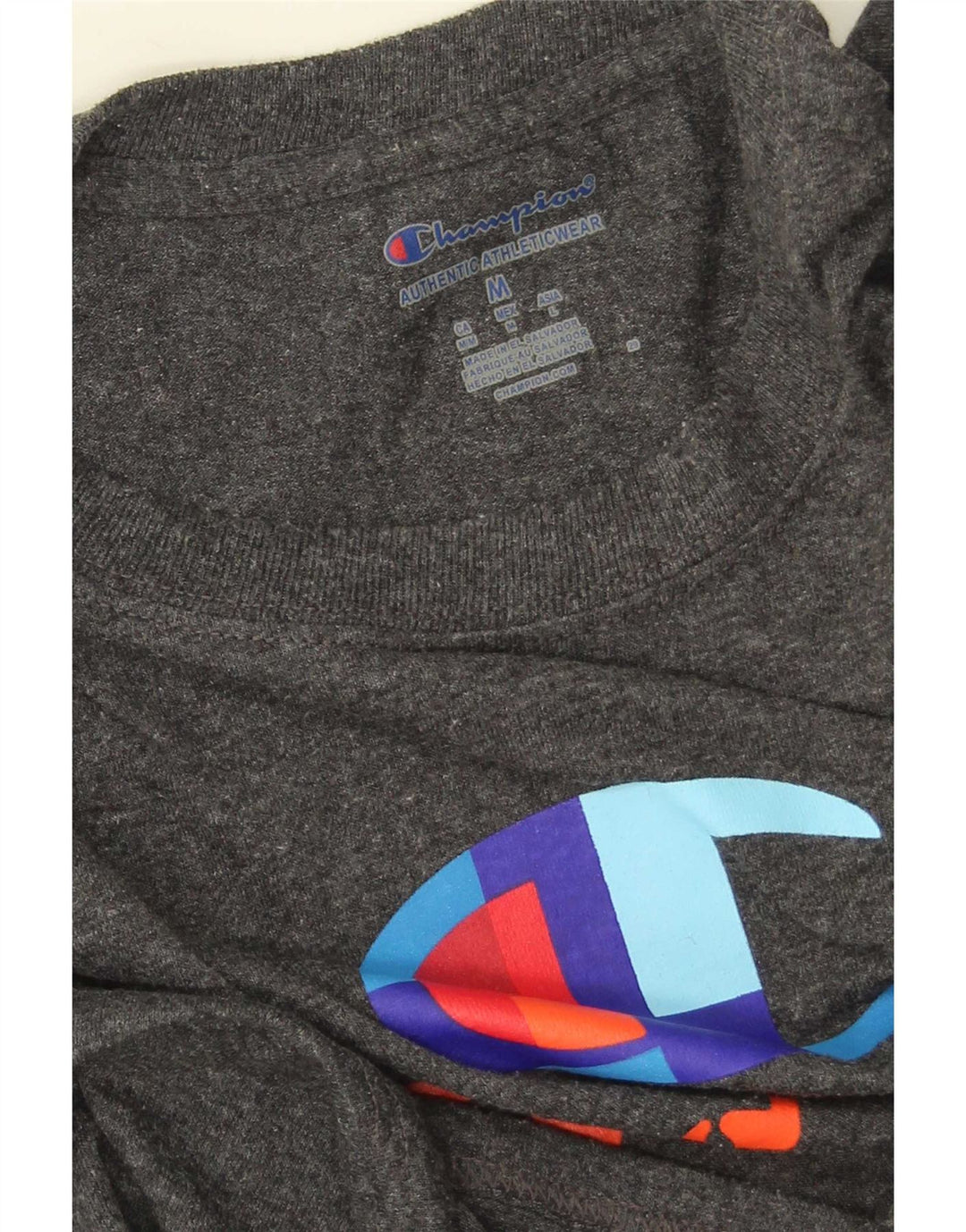 Tricou grafic pentru bărbați Champion Top Medium Gri