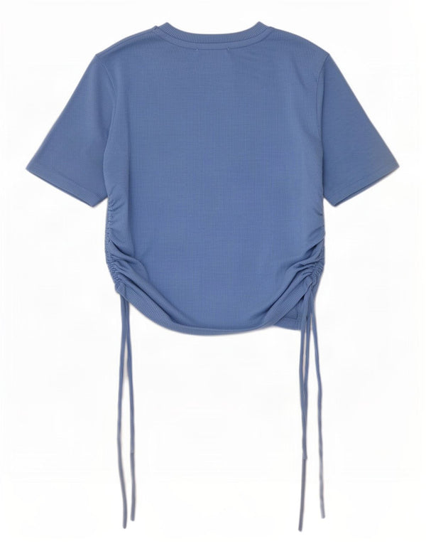 Bluză Crop Top Femei Zara UK 12 Medium Blue Poliester