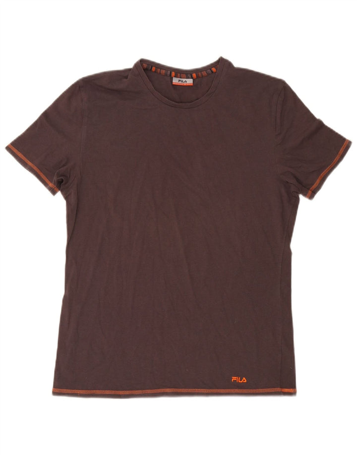 Tricou pentru femei Fila Top UK 14 Medium Brown Bumbac